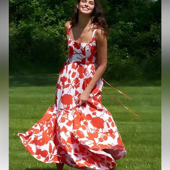 Commense Blooming In Summer Floral Print Cami Long Dress - Picture 3 of 4